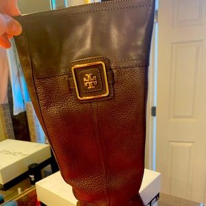 Tory Burch Leather riding boots